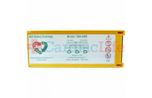 Physio-Control LP500 Battery (Recertified) by AED Battery Exchange